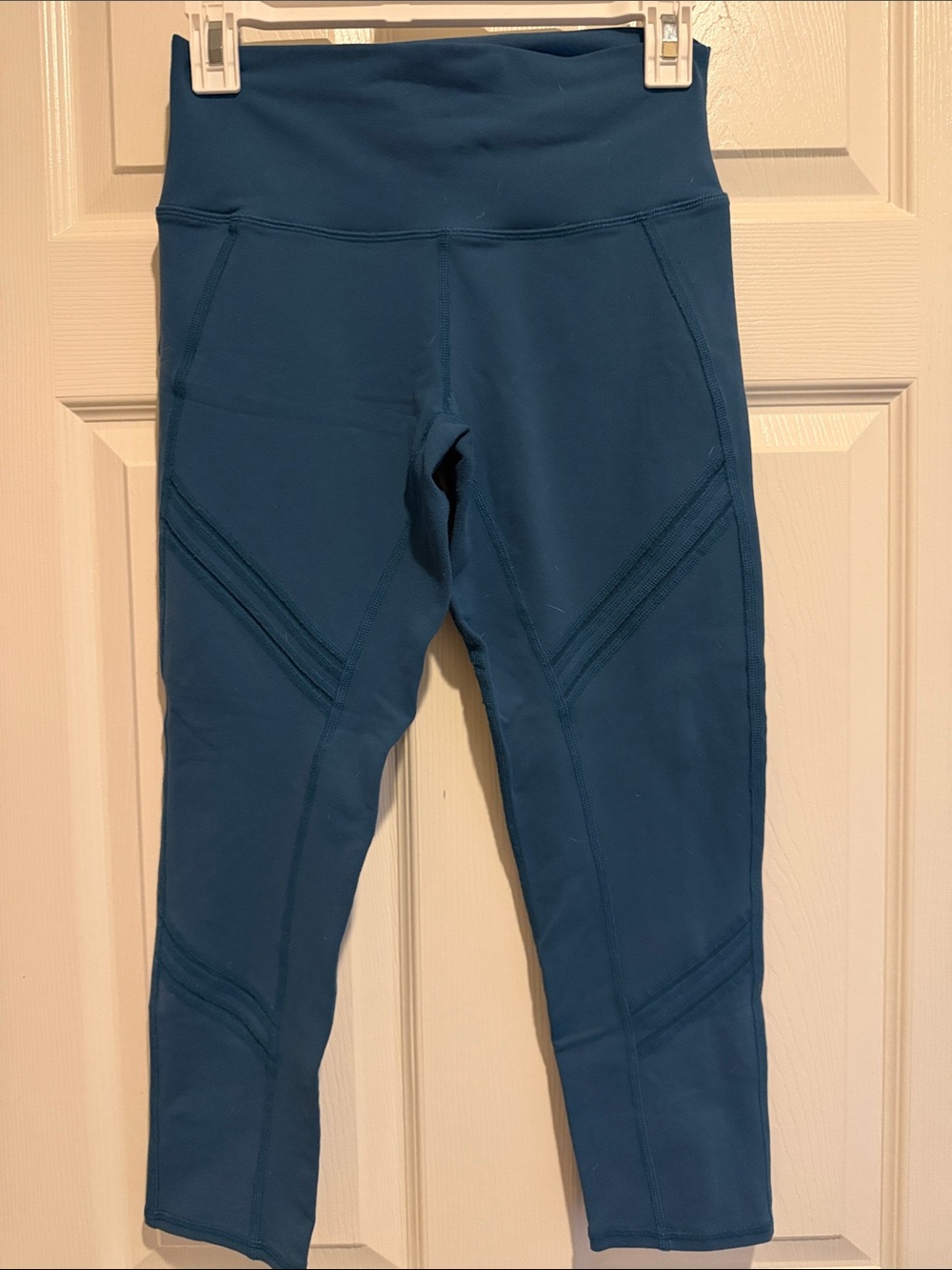ALO Yoga M Teal High-Rise Performance Leggings